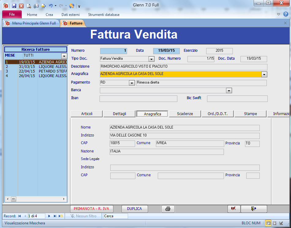 21FFV03_Fattura Vendita Anagrafica